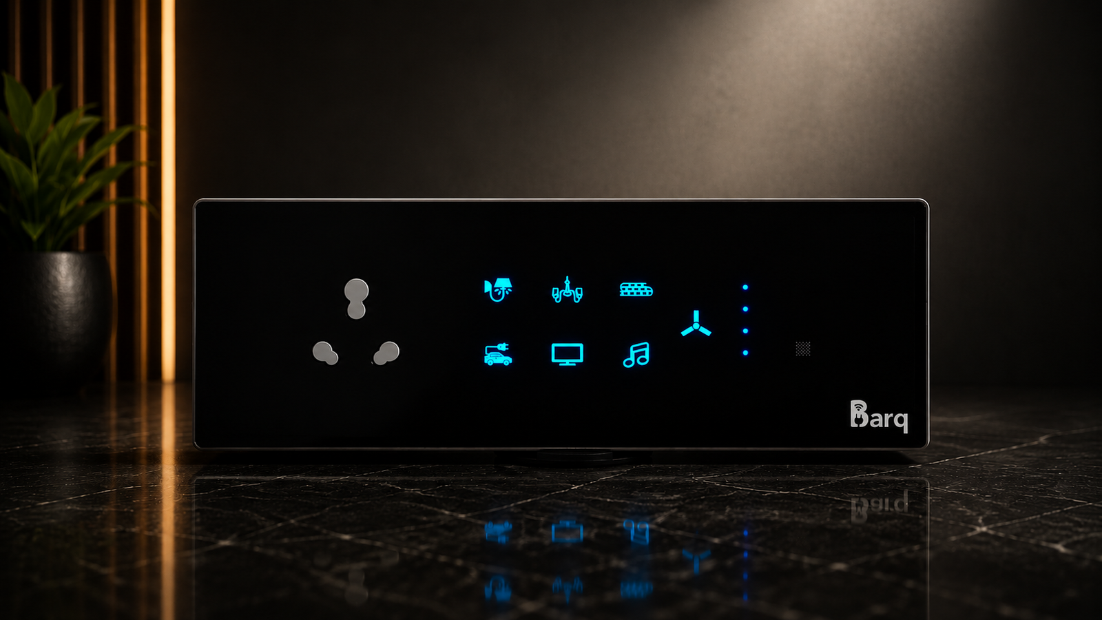 Premium smart touch switch for home automation by Barq Automation